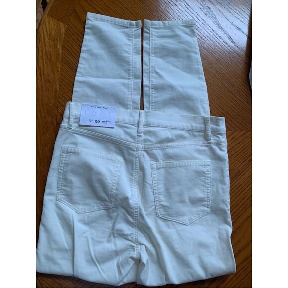 NWT Ann Taylor Loft Modern Straight Thin Wale Corduroy - Picture 2 of 8
